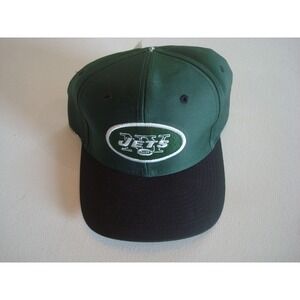 NEW YORK JETS LOGO ATHLETIC SNAPBACK DEADSTOCK HAT CAP VINTAGE R1